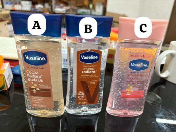 Vaseline body oil. Price is without shipping fees